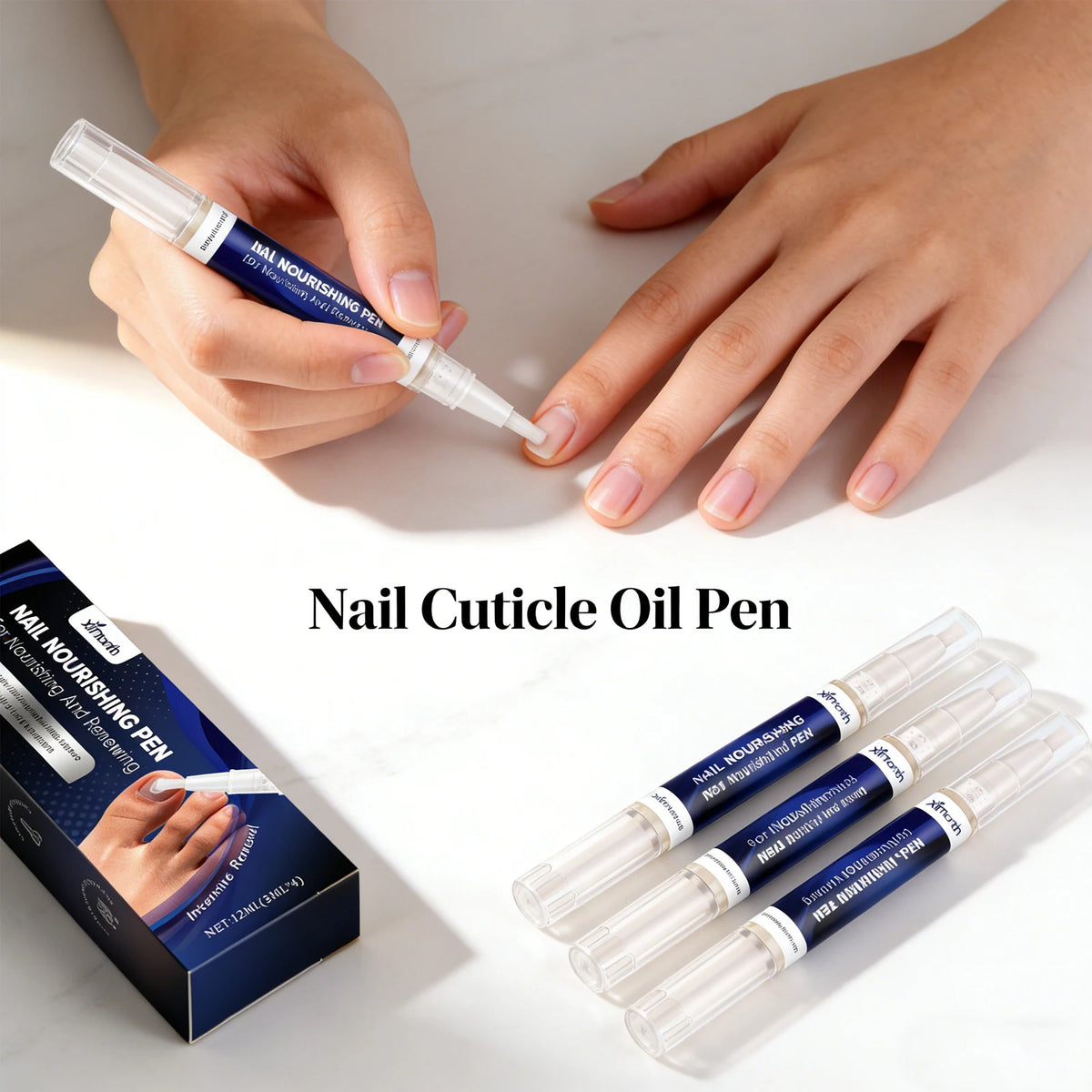 Nourishing Nail Repair Oil Pen for Damaged and Brittle Nails