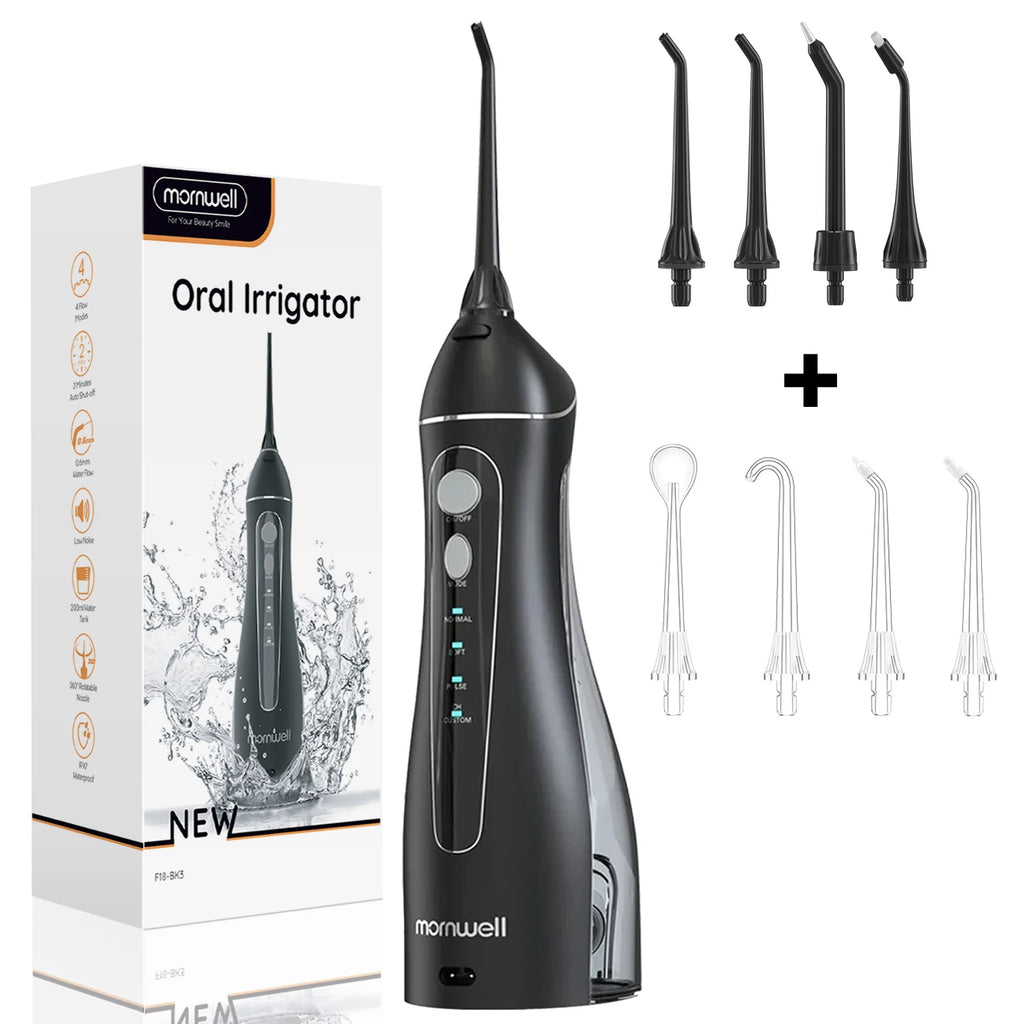 Portable Cordless Water Flosser for Teeth and Gum Health