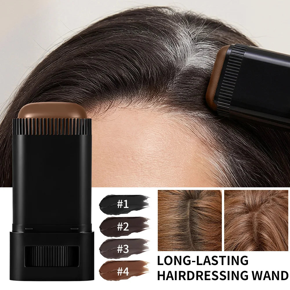 Temporary Hair Root Touch Up Stick for Gray Coverage
