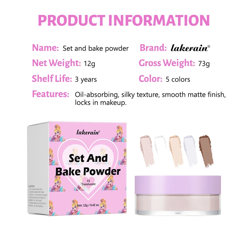 Oil-Absorbing Matte Setting Powder for Long-Lasting Makeup - 14