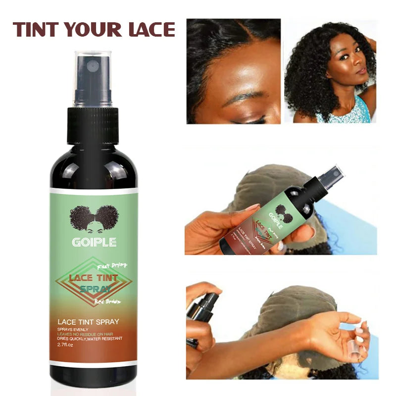 Lace Tint Mousse Wax Stick Edge Control Gel Band and Brush Set