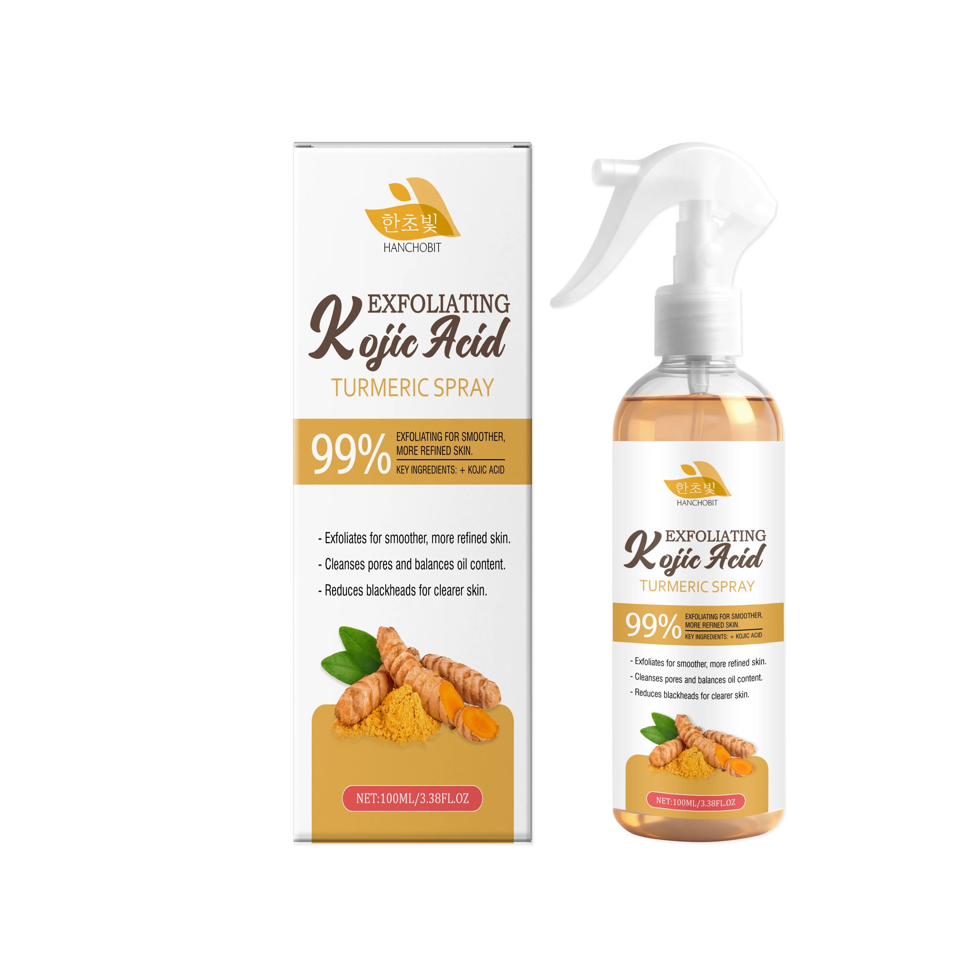 Kojic Acid Turmeric Exfoliating Facial Mist - 16