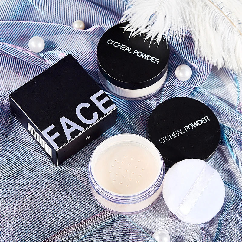 OCHEAL Lightweight Loose Setting Powder Waterproof Long Lasting Makeup - 4