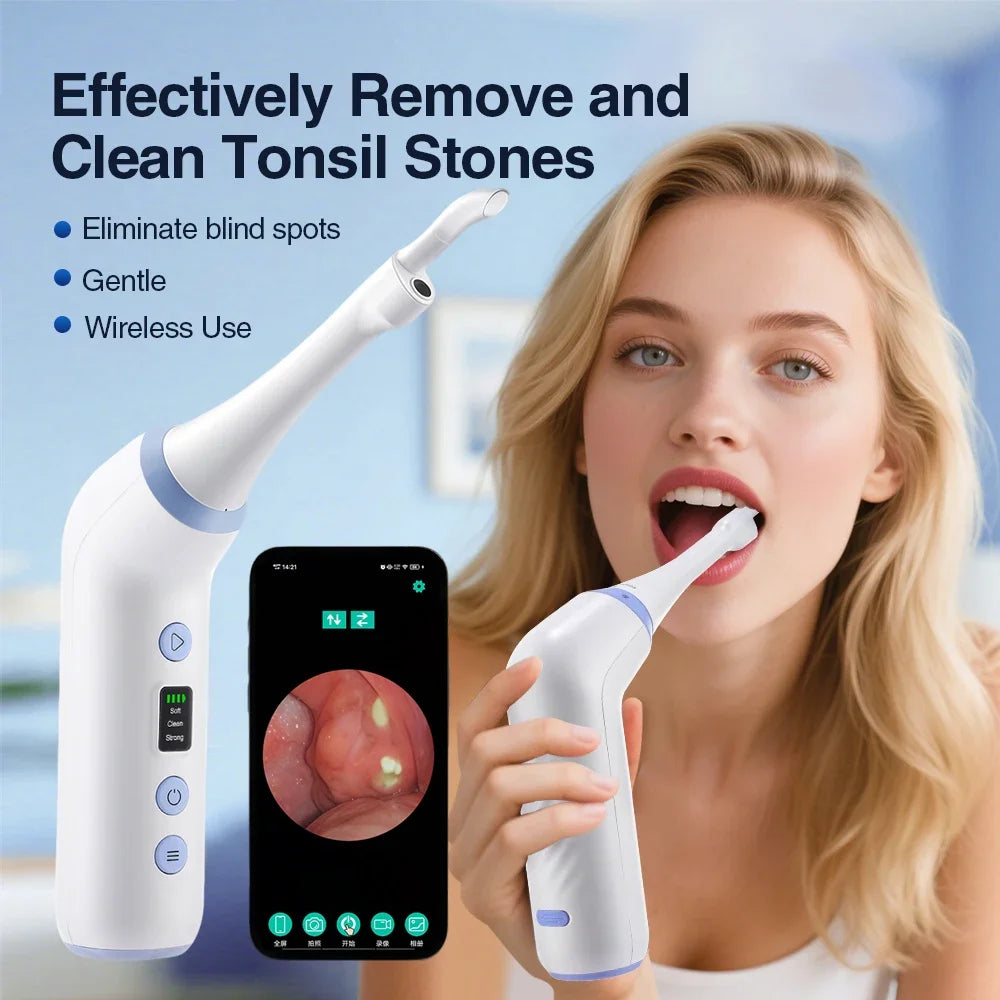 HD Visual Tonsil Stone Remover Vacuum Kit - 1