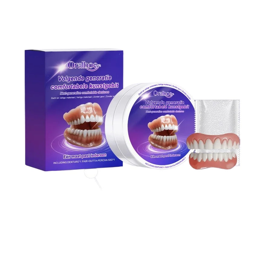 Comfortable Snap-On Silicone Dentures for Natural Smile - 6