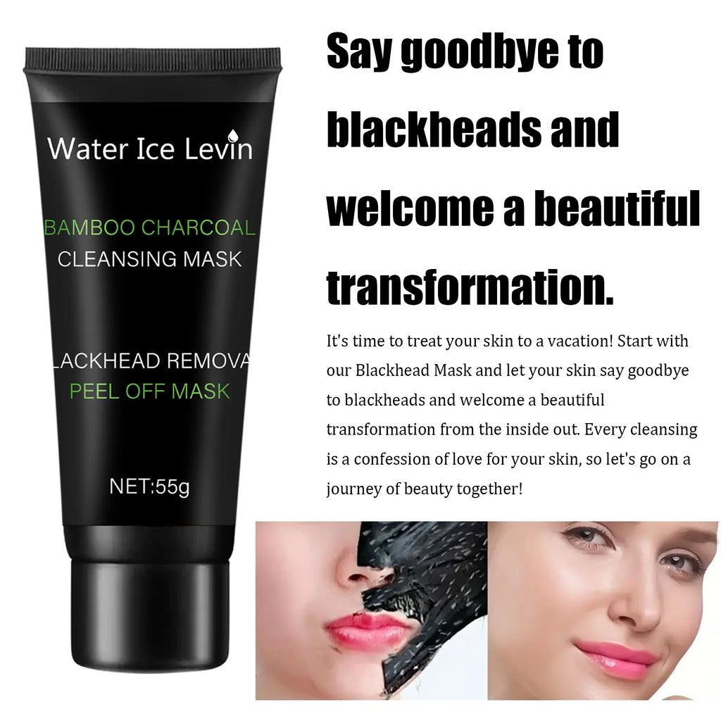Water Ice Levin Bamboo Charcoal Peel Off Mask for Blackhead Removal