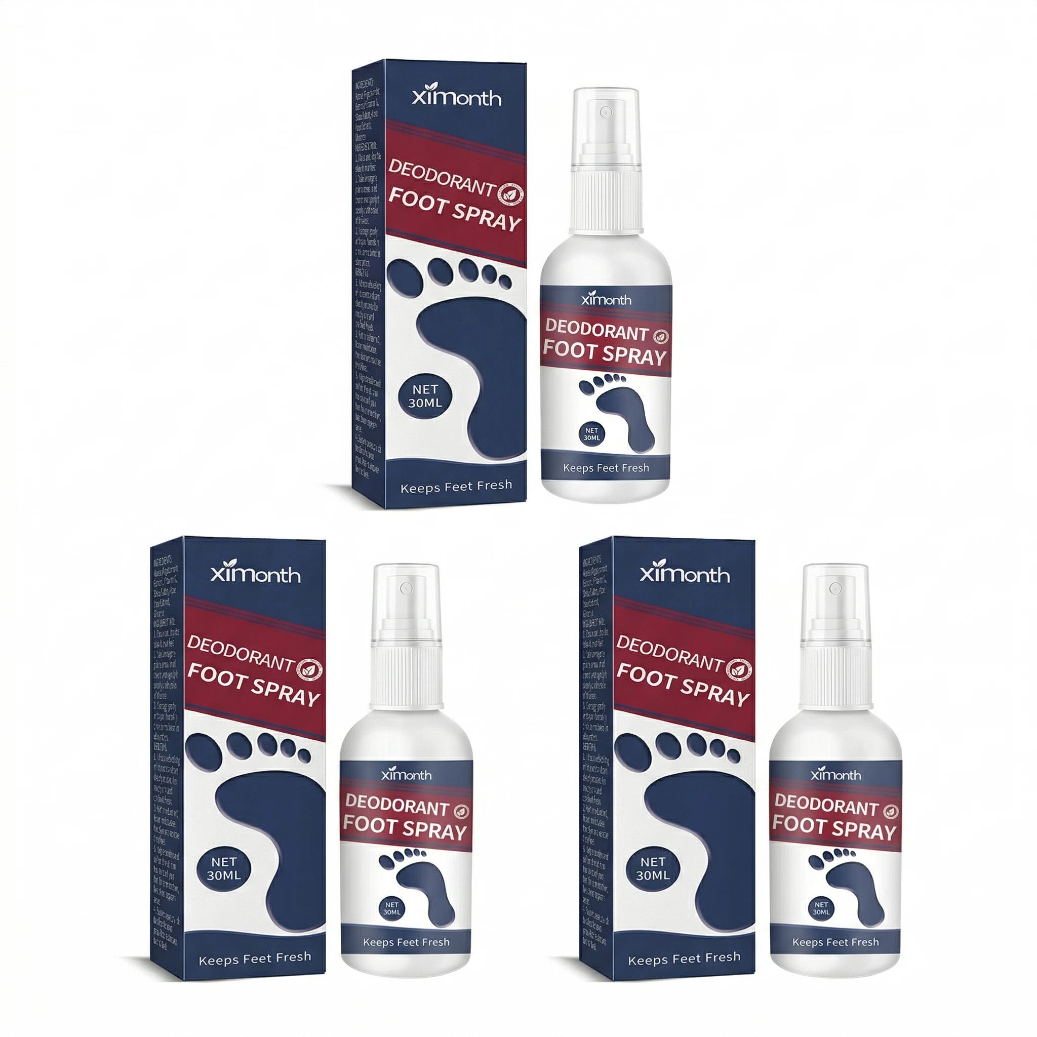 Refreshing Foot Deodorizer and Moisturizing Spray - 12