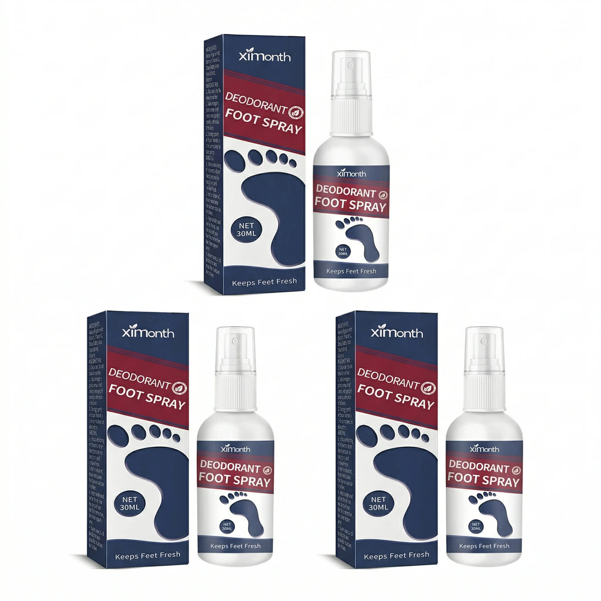 Refreshing Foot Deodorizer and Moisturizing Spray