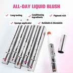 Liquid Blush Stick with Built-in Sponge Applicator