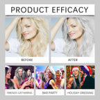 Permanent Silver Gray Hair Dye Cream for Vibrant Color Coverage