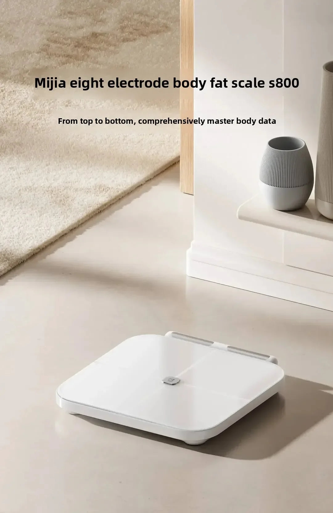 Mijia Smart Scale S800 8 Electrode Body Fat Monitor Bluetooth BMI Scale - 8