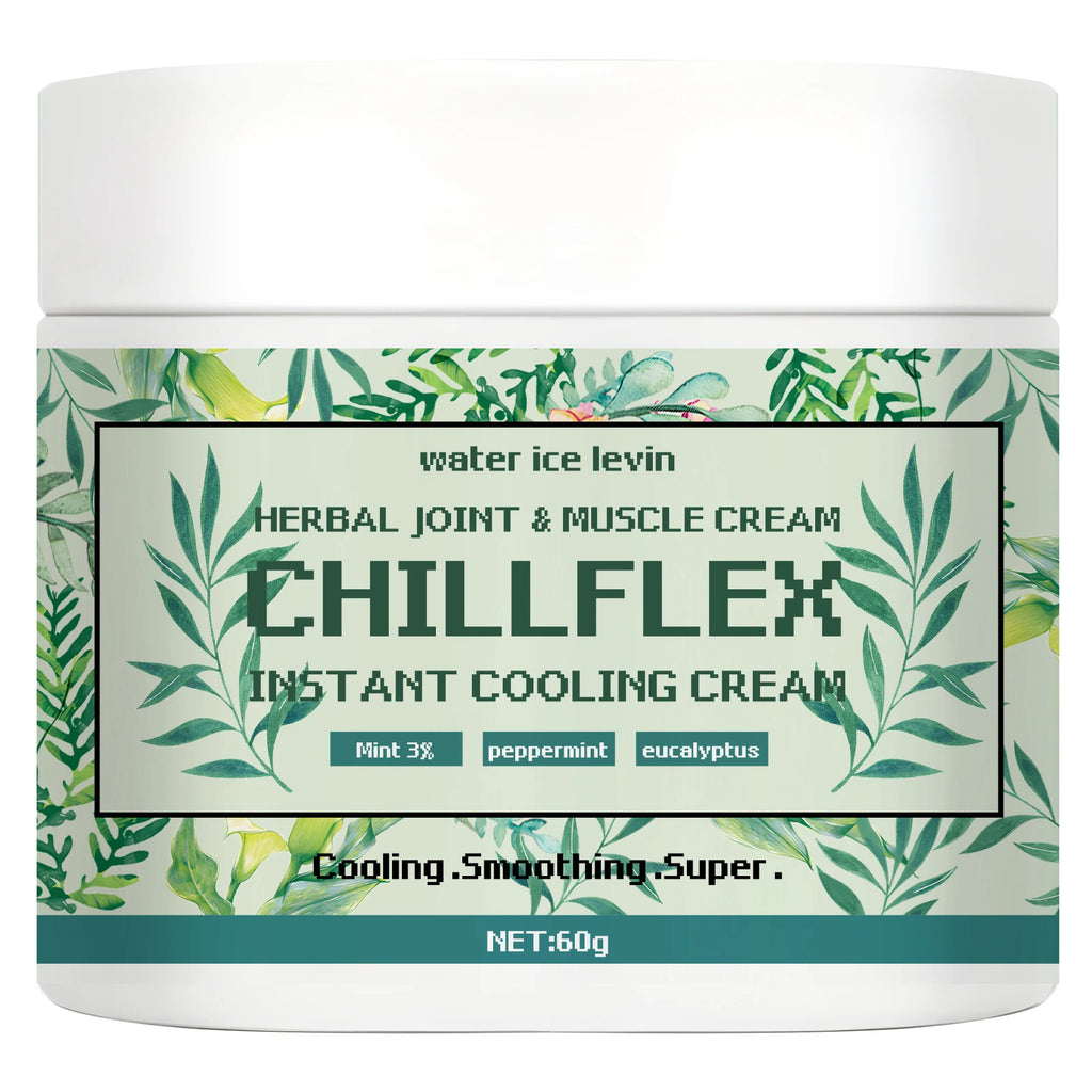 Water Ice Levin Chillflex Herbal Cooling Cream for Joint Muscle Relief