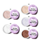 Oil-Absorbing Matte Setting Powder for Long-Lasting Makeup