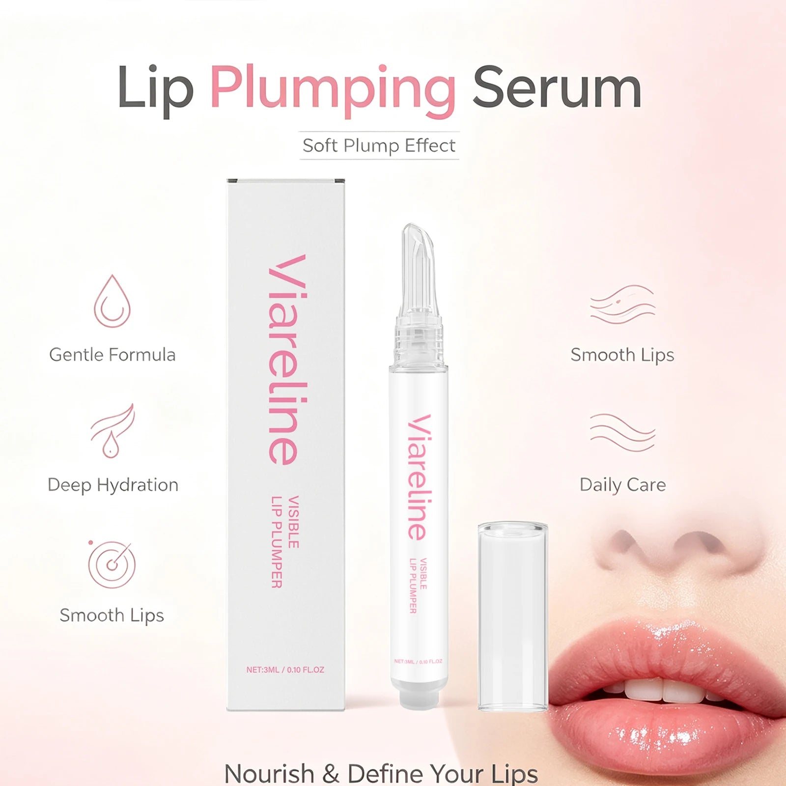 Hydrating Lip Plumper Serum for Smooth and Fuller Lips - 5