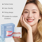 Temporary Silicone Cosmetic Dentures for Missing Teeth