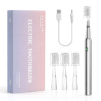 Rechargeable Sonic Electric Toothbrush with 4 Replacement Heads