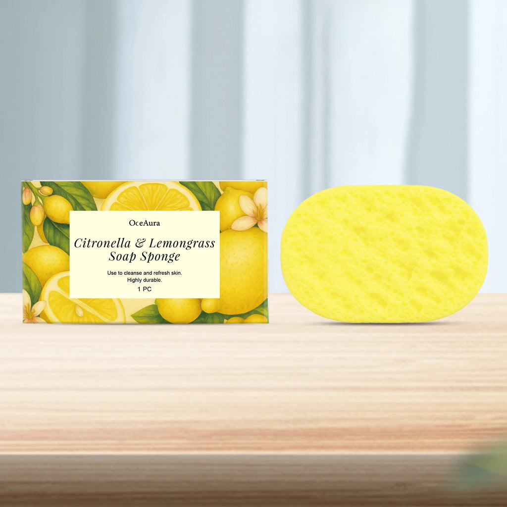 Exfoliating Bath Sponge for Daily Body Cleansing and Skin Refreshing