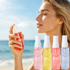 4 Piece Floral Fragrance Mist Set Long Lasting Scent Spray for Her