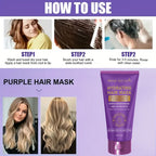 Keratin Purple Hair Mask 100g Deep Conditioning Treatment