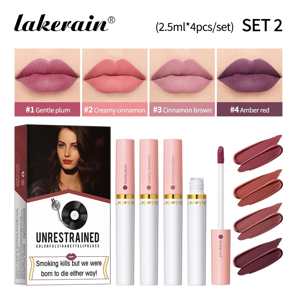 Matte Velvet Cigarette Lip Tint Set