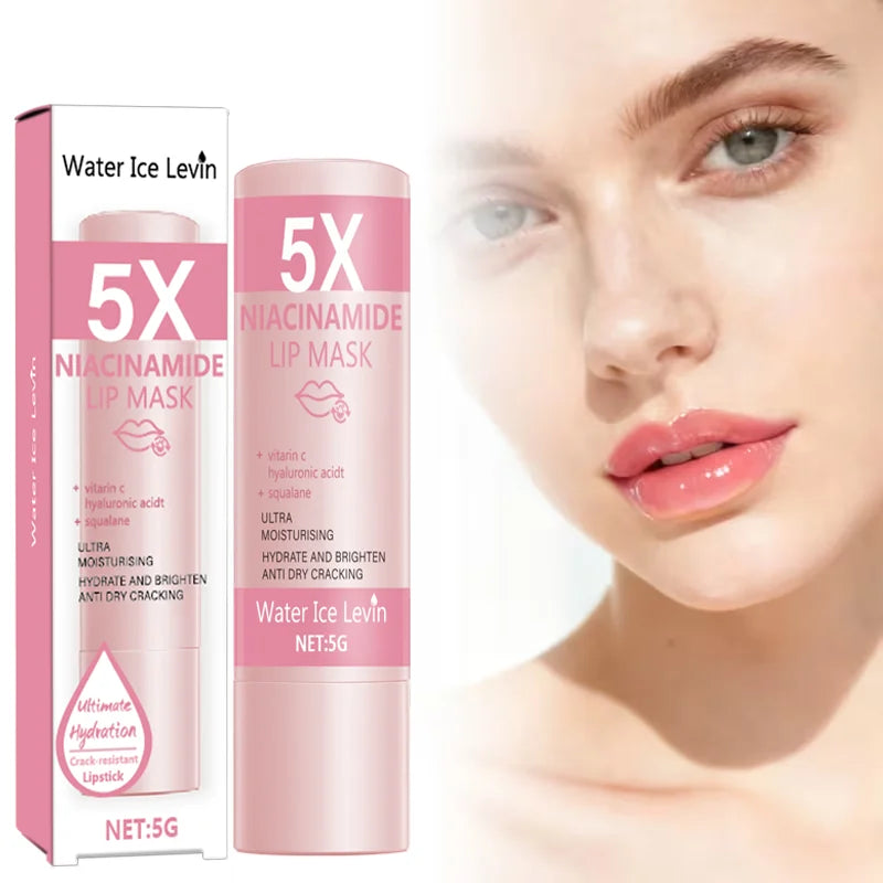Water Ice Levin Niacinamide Lip Balm Moisturizing Hydrating Lip Care