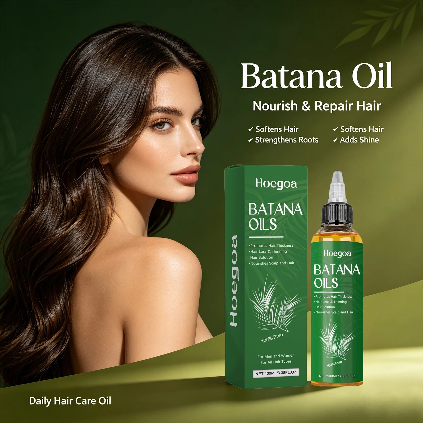 Pure Batana Oil for Hair Growth and Scalp Nourishment - 3