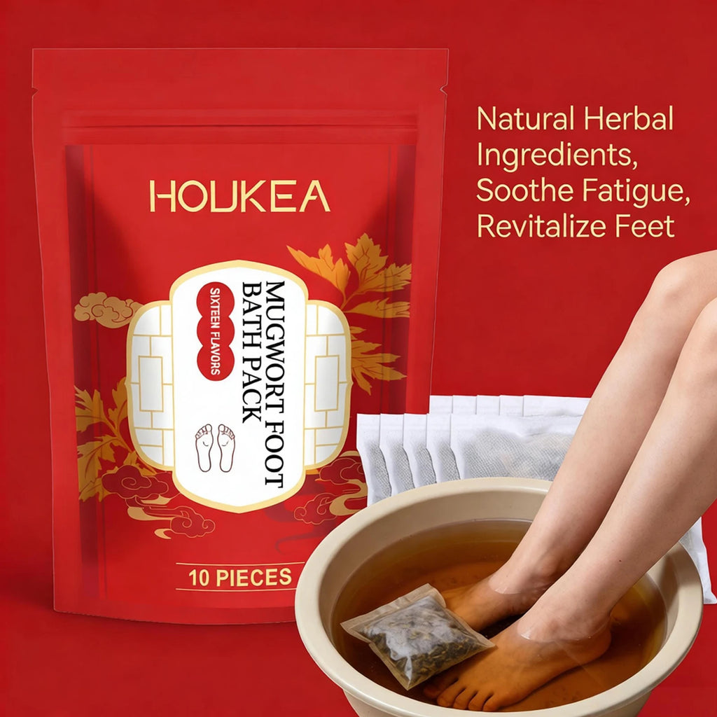 Herbal Mugwort Foot Bath Soak for Relaxation and Sleep