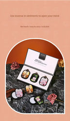 Meidian Solid Fragrance Balm Portable Long Lasting Perfume Set