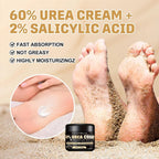 Urea Cream 60g Cracked Heel Repair Moisturizer for Dry Skin Hands Feet