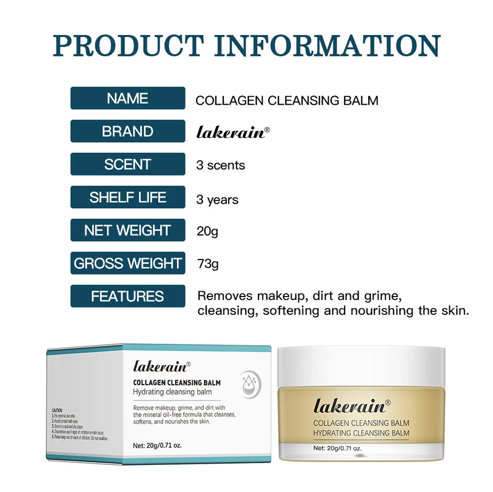 Collagen Hydrating Makeup Cleansing Balm