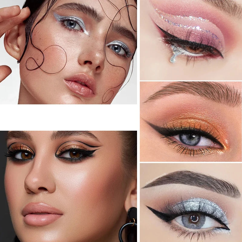 Peifen Double Head Liquid Eyeliner and Glitter Eyeshadow Pen - 3