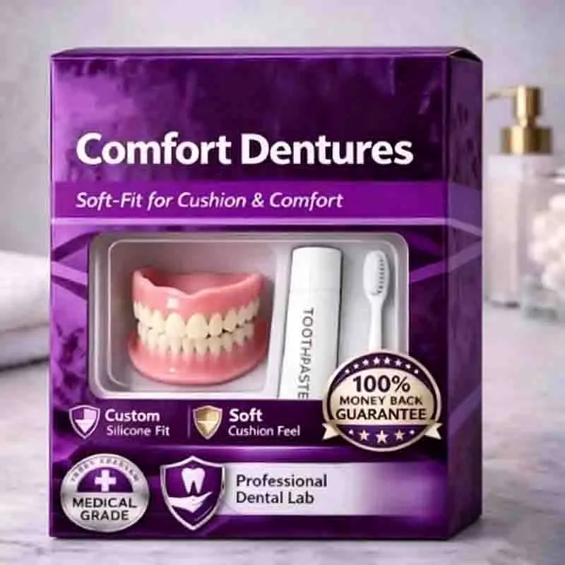 Comfort Fit Silicone Dentures for Instant Smile Enhancement - 23