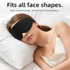 3D Contoured Memory Foam Sleep Mask for Total Light Blocking