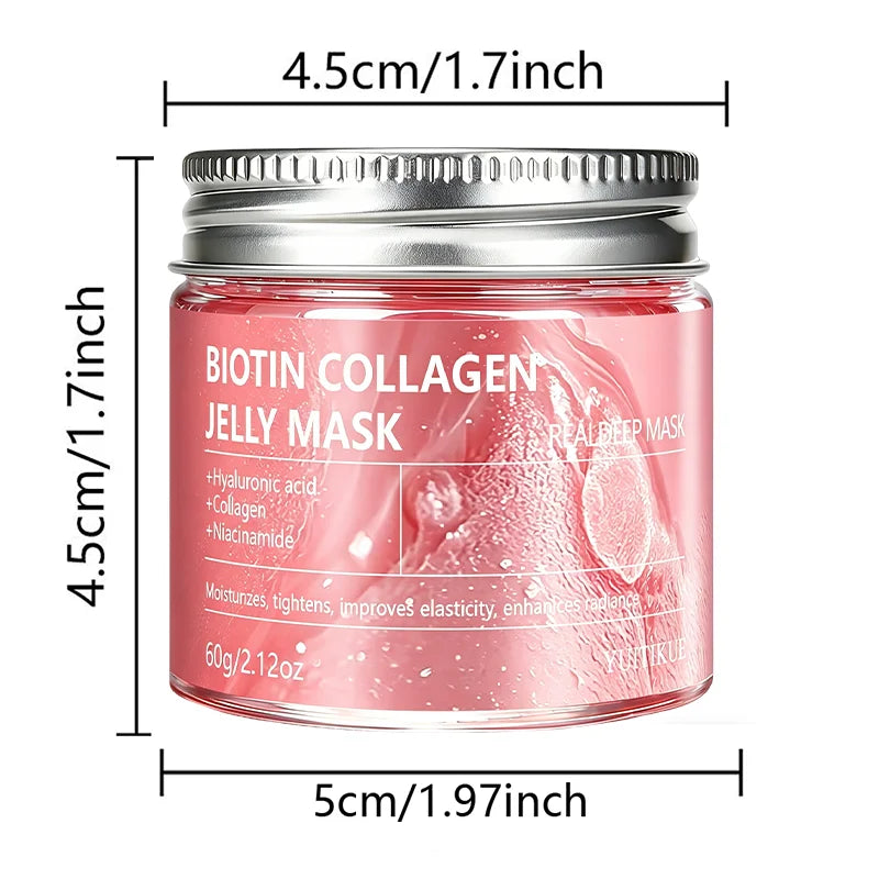 Biotin Collagen Jelly Mask Hydrating and Firming Facial Skin Care