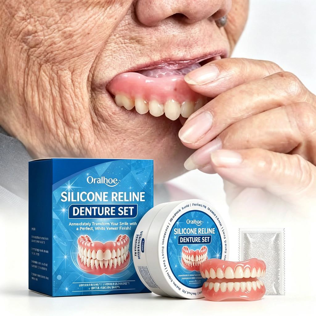 Temporary Silicone Snap-On Dentures for Instant Smile Whitening