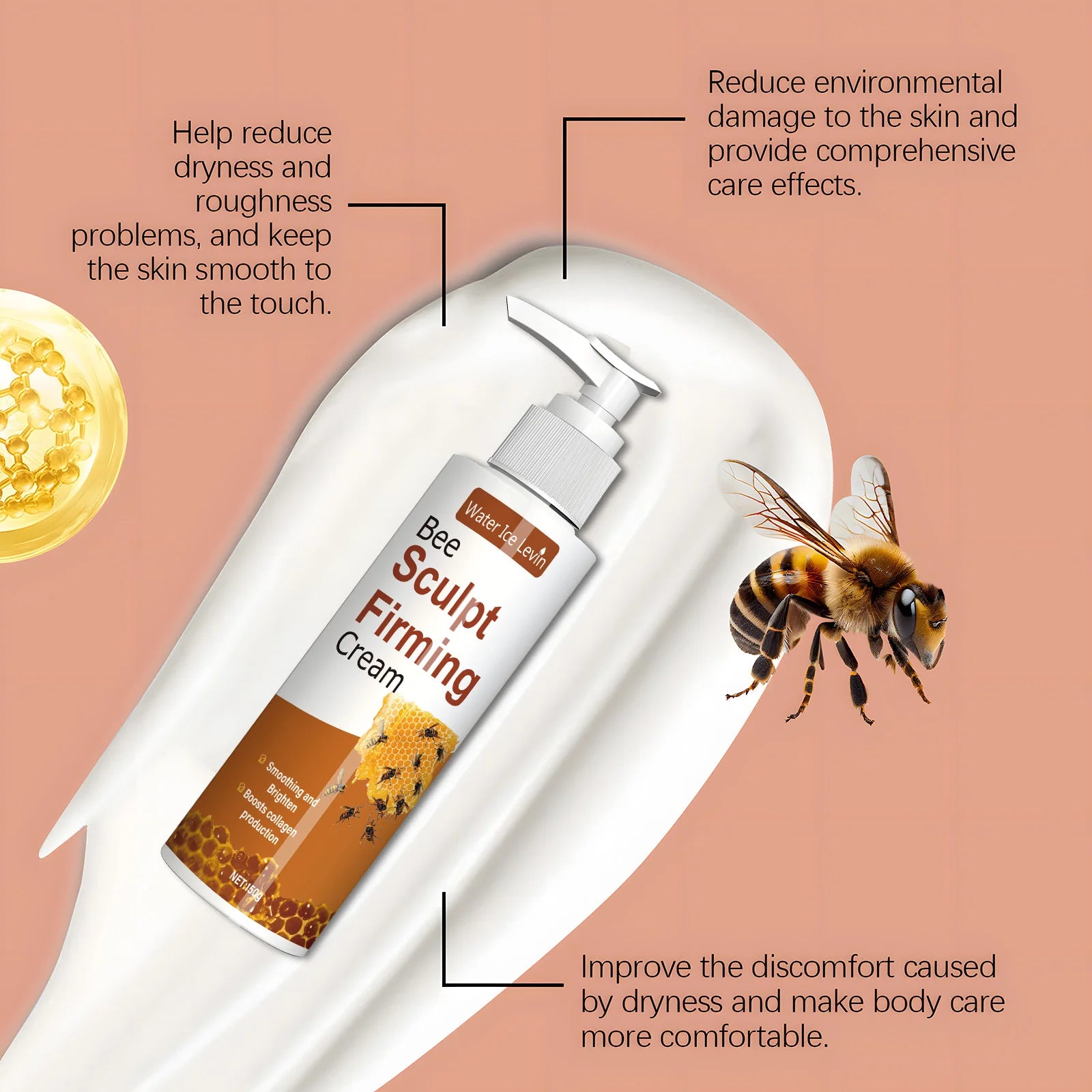Bee Sculpt Firming Cream Anti Aging Skin Tightening Moisturizer - 2