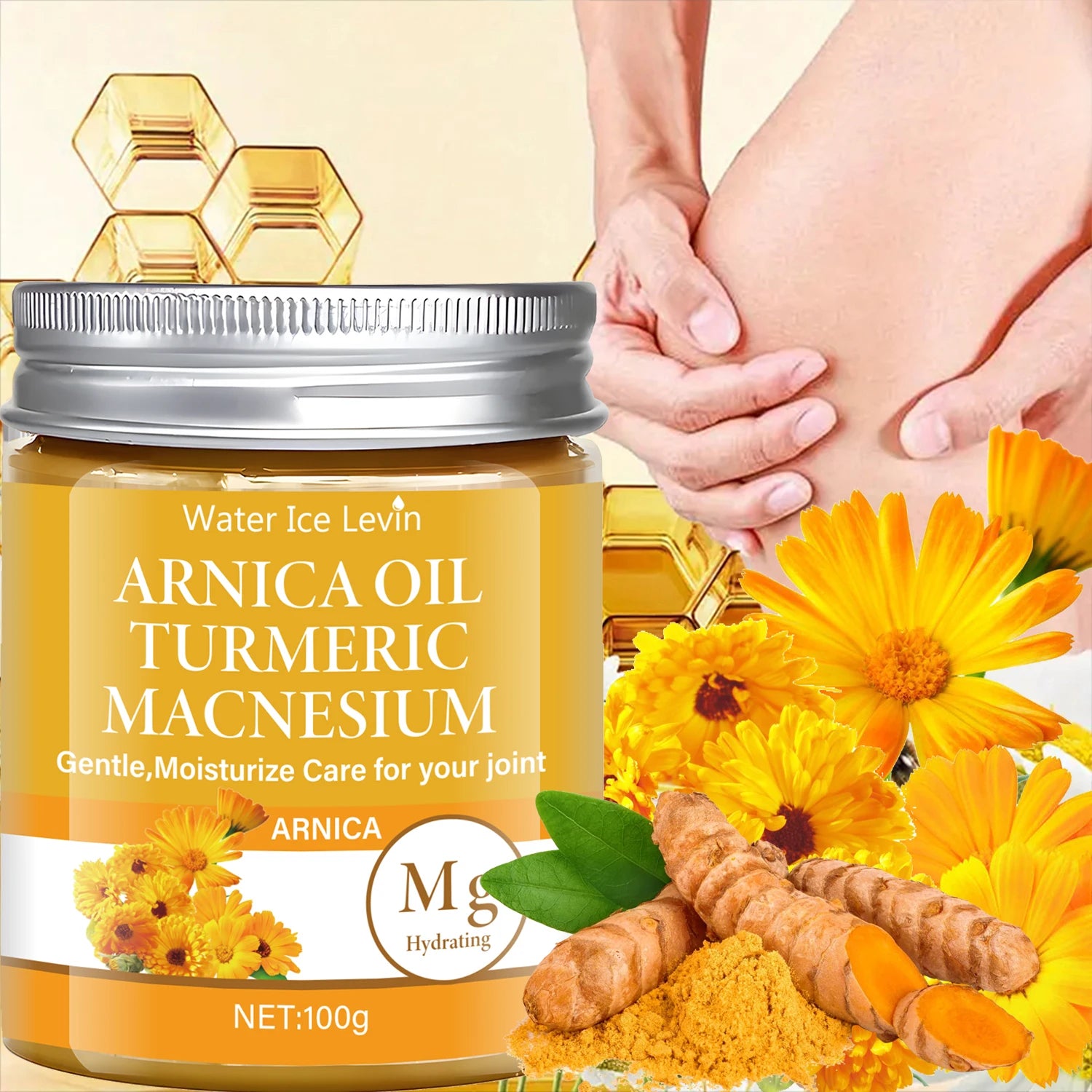 Arnica Magnesium Turmeric Joint Cream Moisturizing Body Comfort Relief - 3
