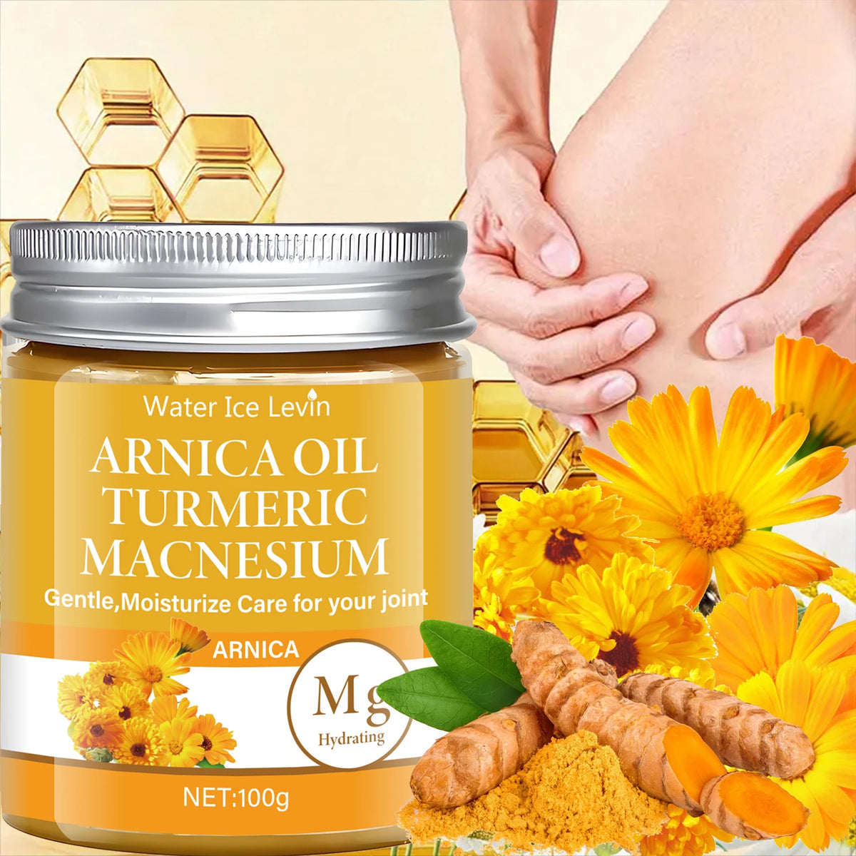Arnica Magnesium Turmeric Joint Cream Moisturizing Body Comfort Relief