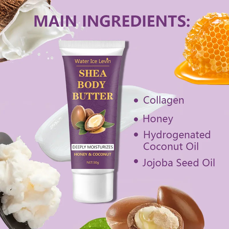 Shea Butter Body Cream 24H Moisturizing Nourishing Skin Repair Lotion