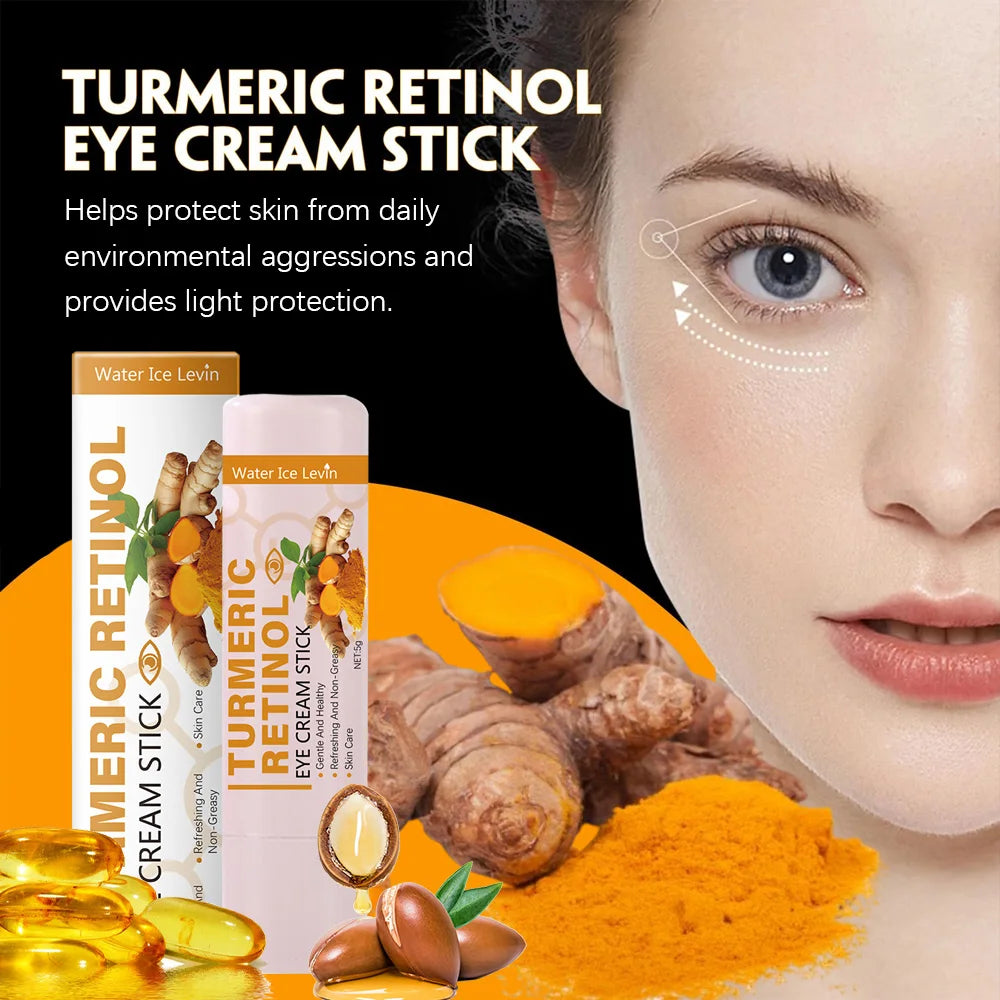 Turmeric Retinol Eye Cream Stick Anti Aging Dark Circle Remover - 3