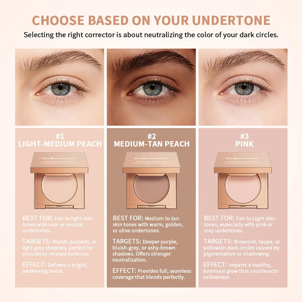 Clay Color-Correcting Under Eye Concealer - 8