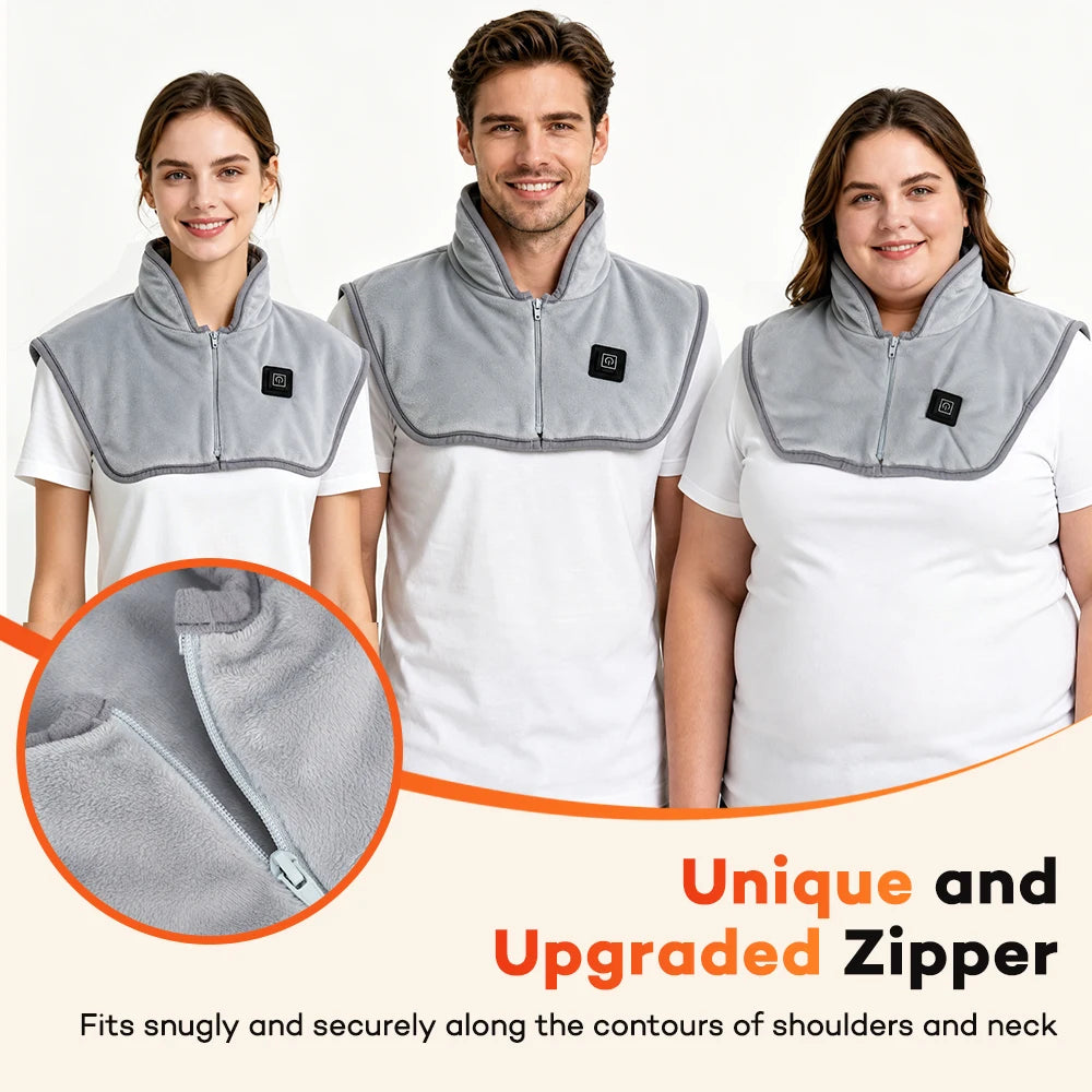 Electric Heated Neck and Shoulder Heating Pad - 12
