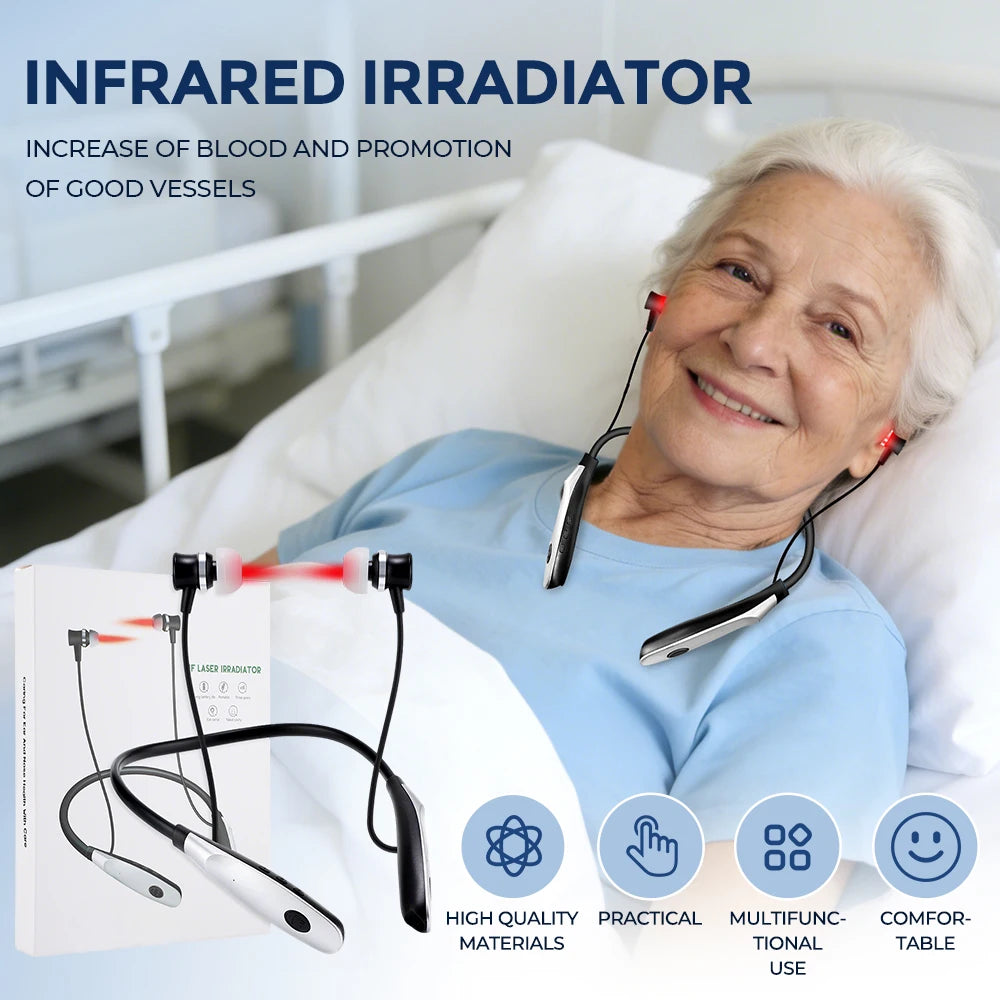 Portable Red Light Nose and Ear Therapy Device