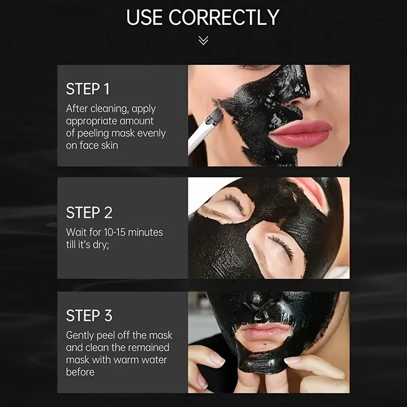 YUITIKUE Black Rice Peel Off Mask Deep Cleansing Blackhead Remover
