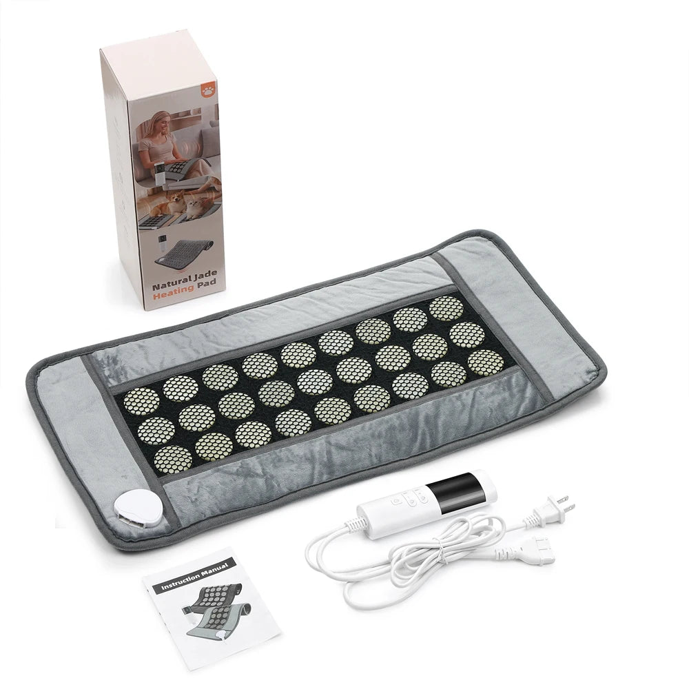Jade Stone Electric Heating Pad for Pain Relief