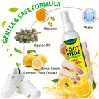 Shoe Cleaner Kit Sneaker Foam and Foot Shoe Deodorizer Spray Set