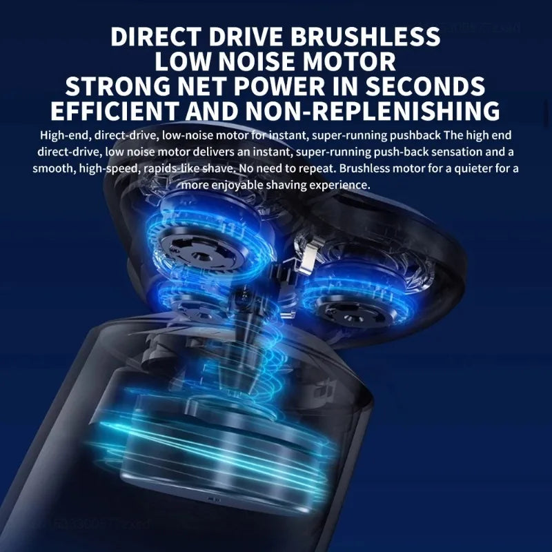 Mijia S700 Electric Shaver Rotary Beard Trimmer Waterproof Razor - 3