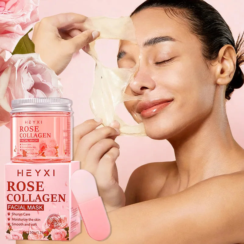 Heyxi Rose Collagen Peel Off Facial Mask Deep Moisturizing Treatment