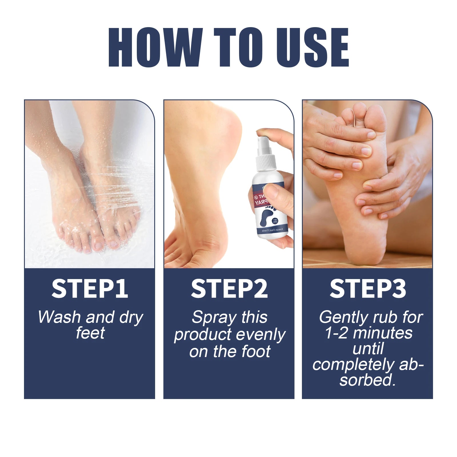 Refreshing Foot Deodorizer and Moisturizing Spray - 9