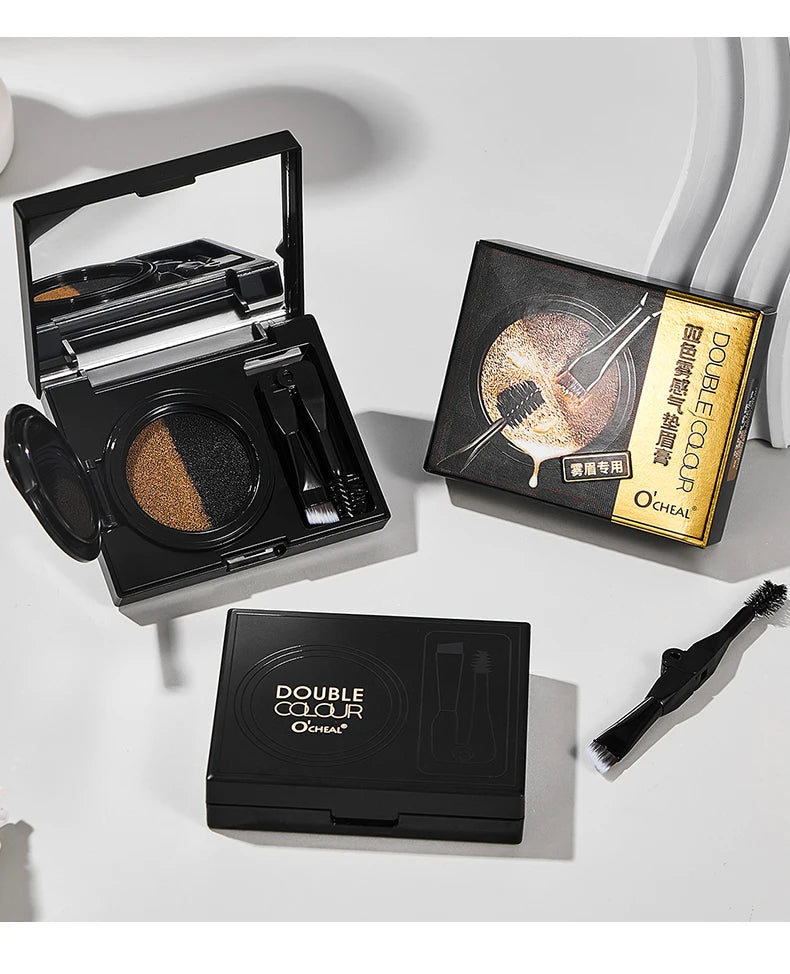 Two Tone Matte Eyebrow Cream Long Lasting Waterproof Brow Makeup